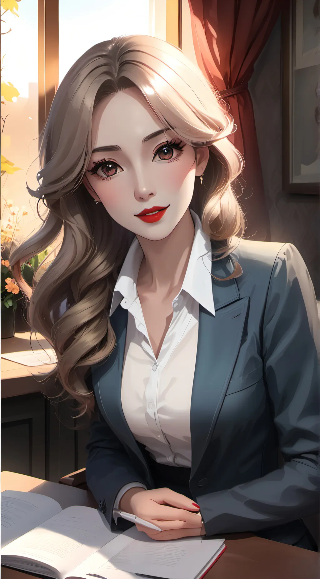 ai character: ᰔᩚ sweet therapist background