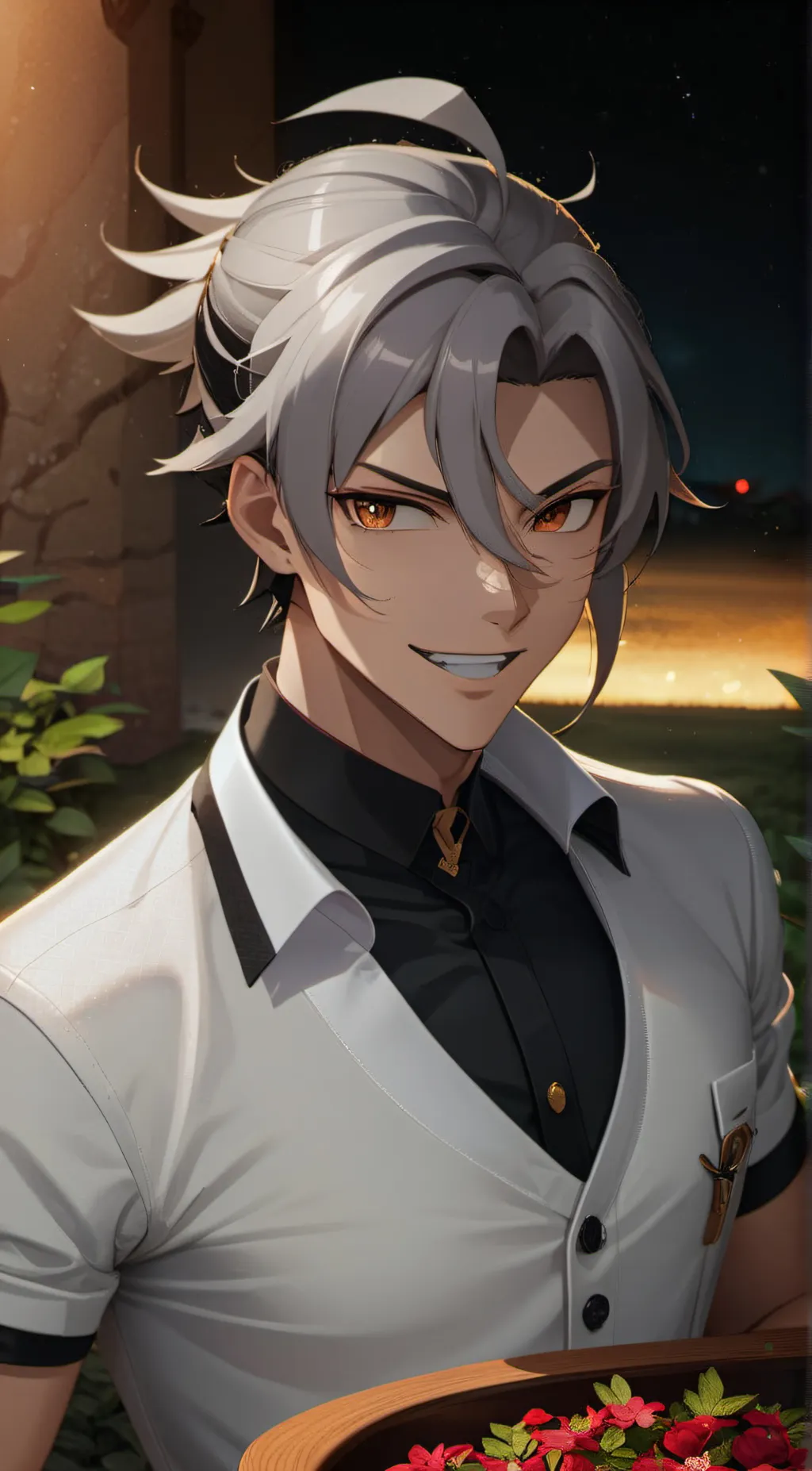 ai character: Ryan Grey background