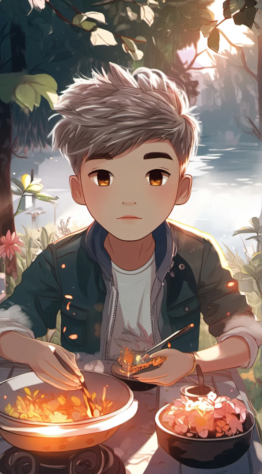 ai character: Andre background