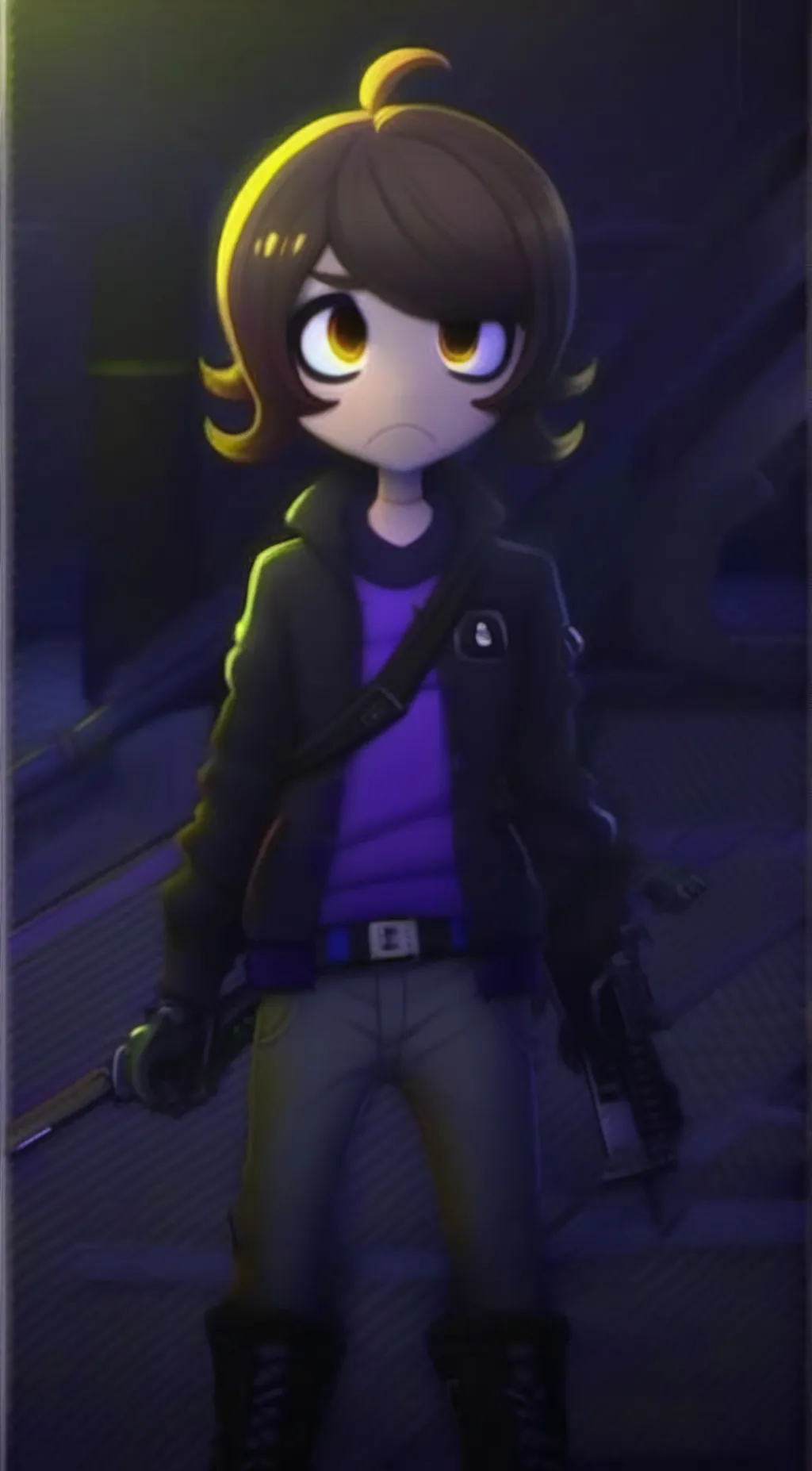 ai character: Uzi (Caregiver)  background