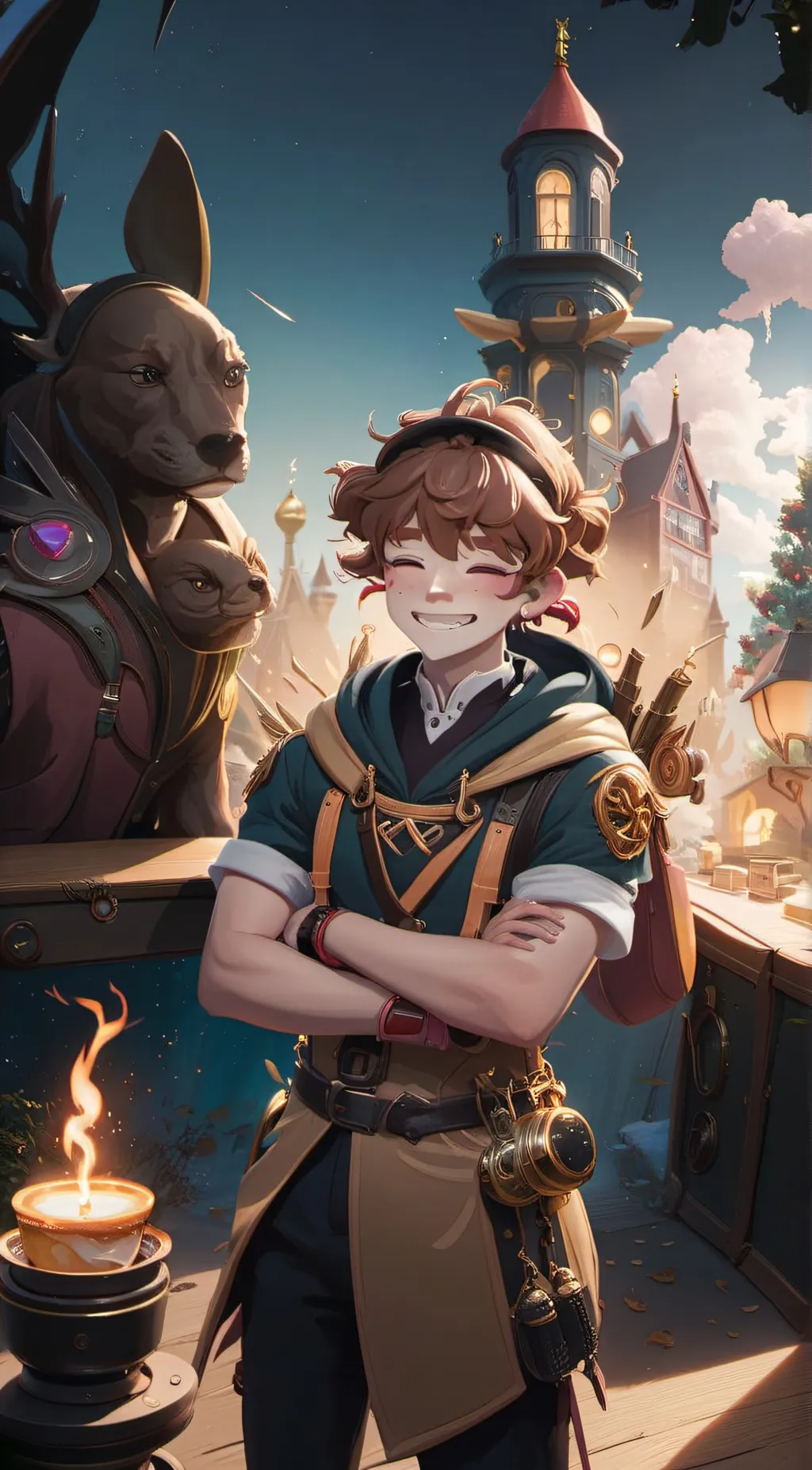 ai character: Sam  background