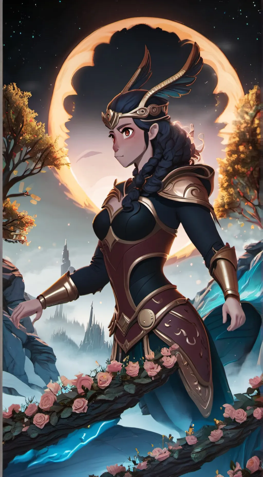 ai character: Aria background