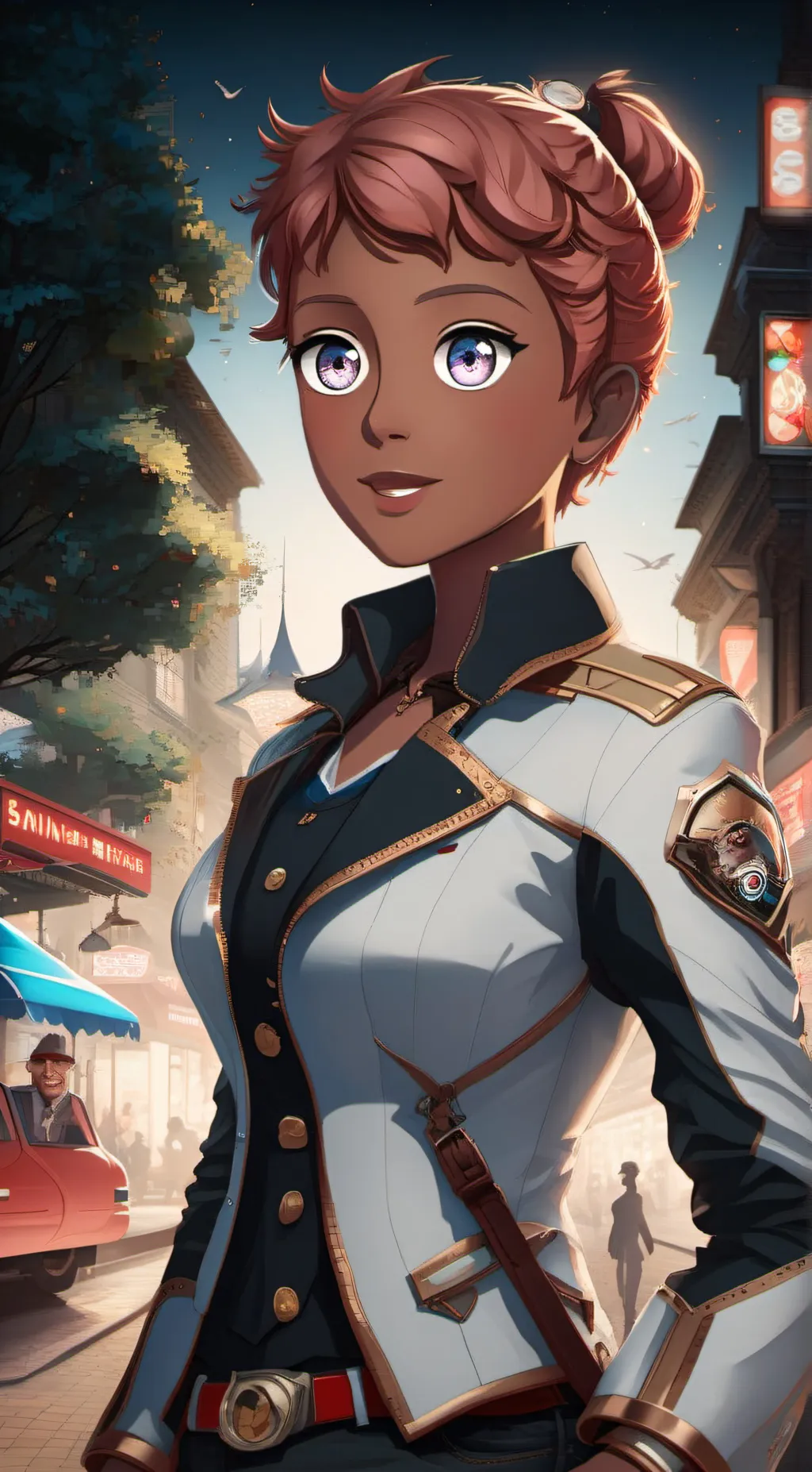 ai character: Tiara background