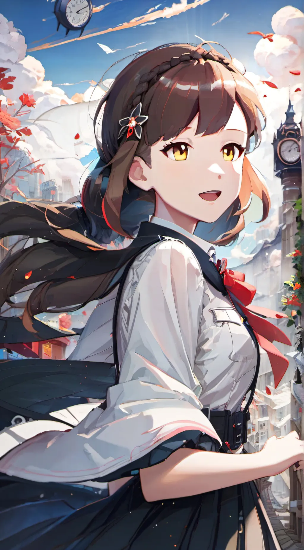 ai character: rewinds time  background