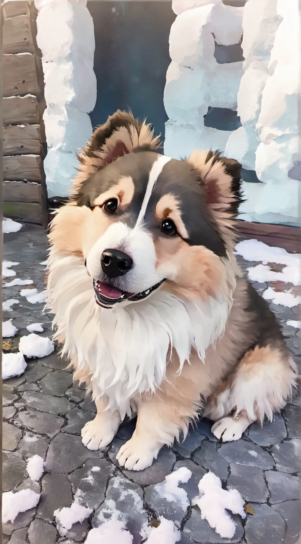 ai character: Ollie 🐶 background