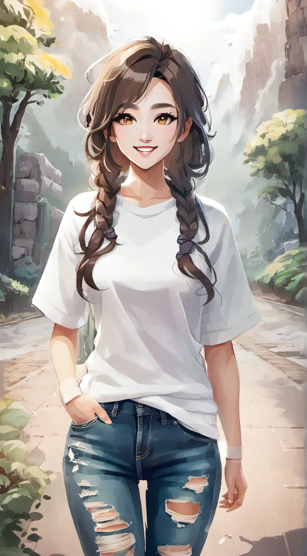 ai character: Sam background