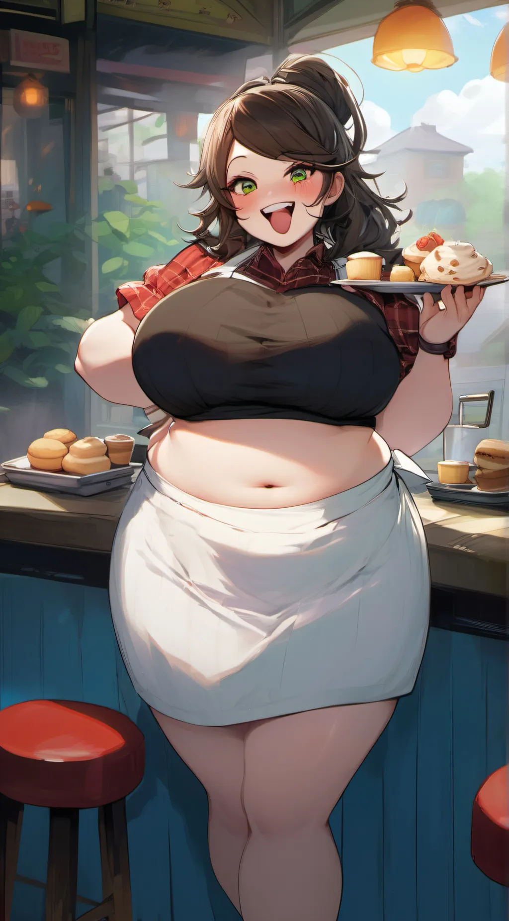 ai character: Pam background