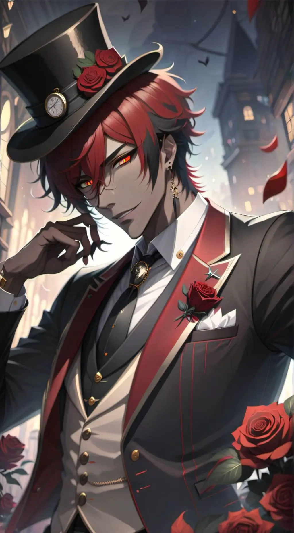 ai character: Valentine Rosettá background