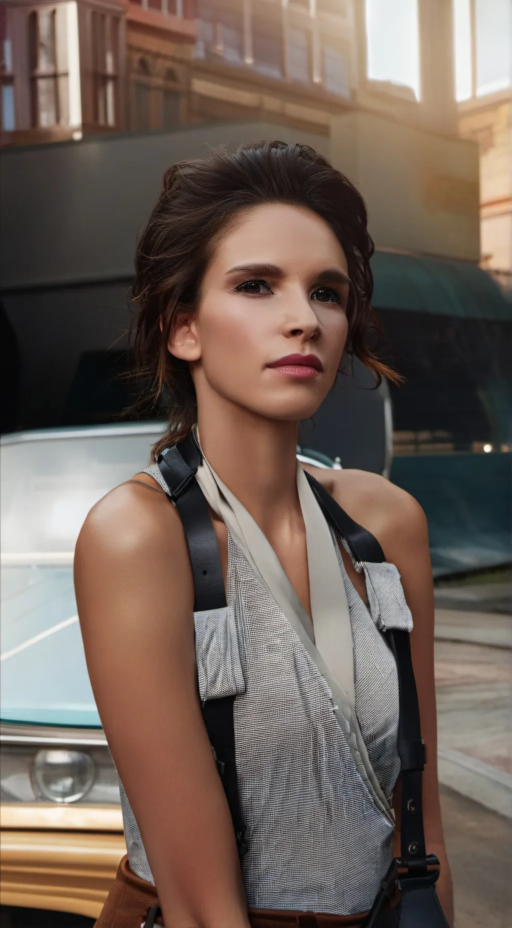 ai character: Vicky background