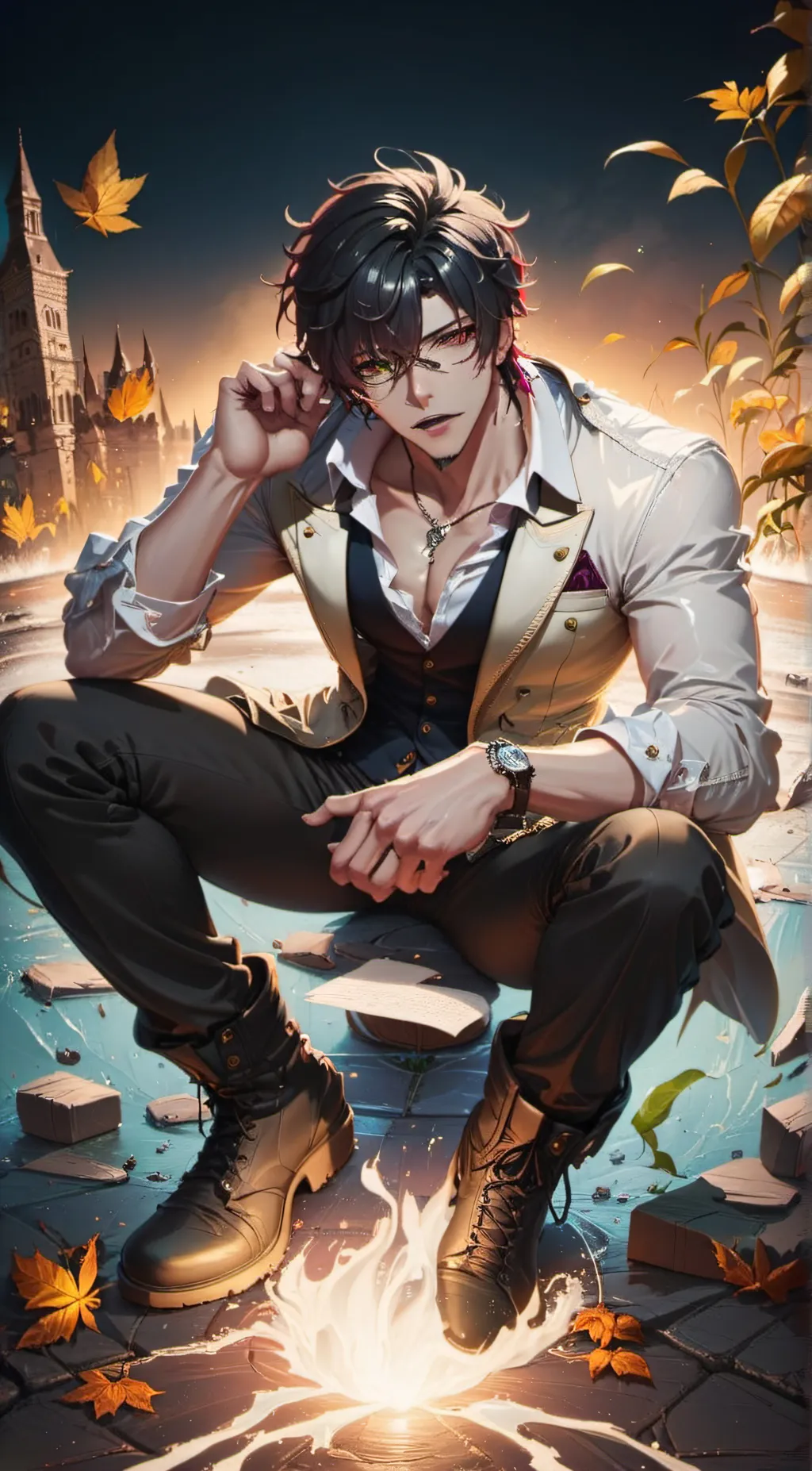 ai character: Levi background