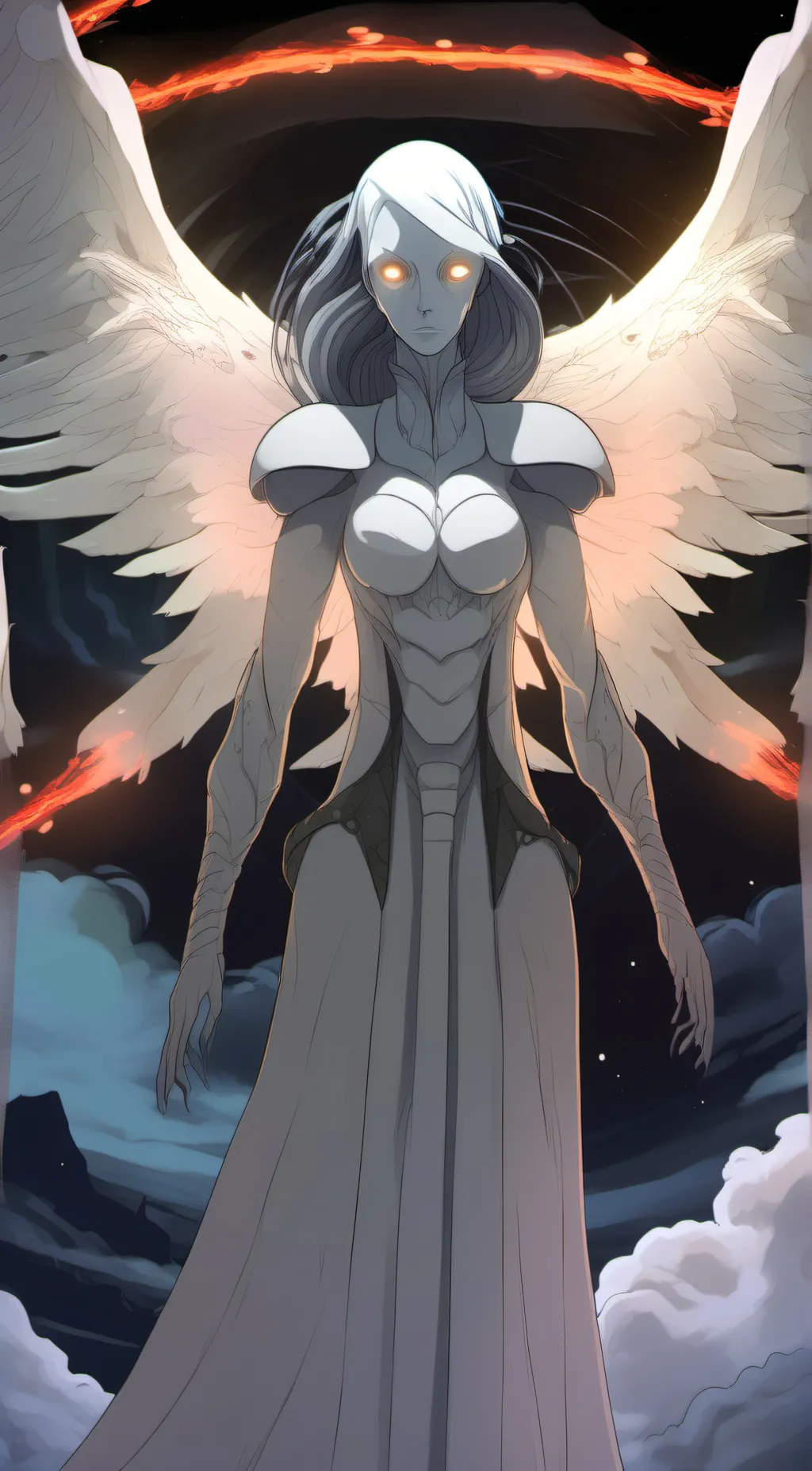 ai character: Angel... background