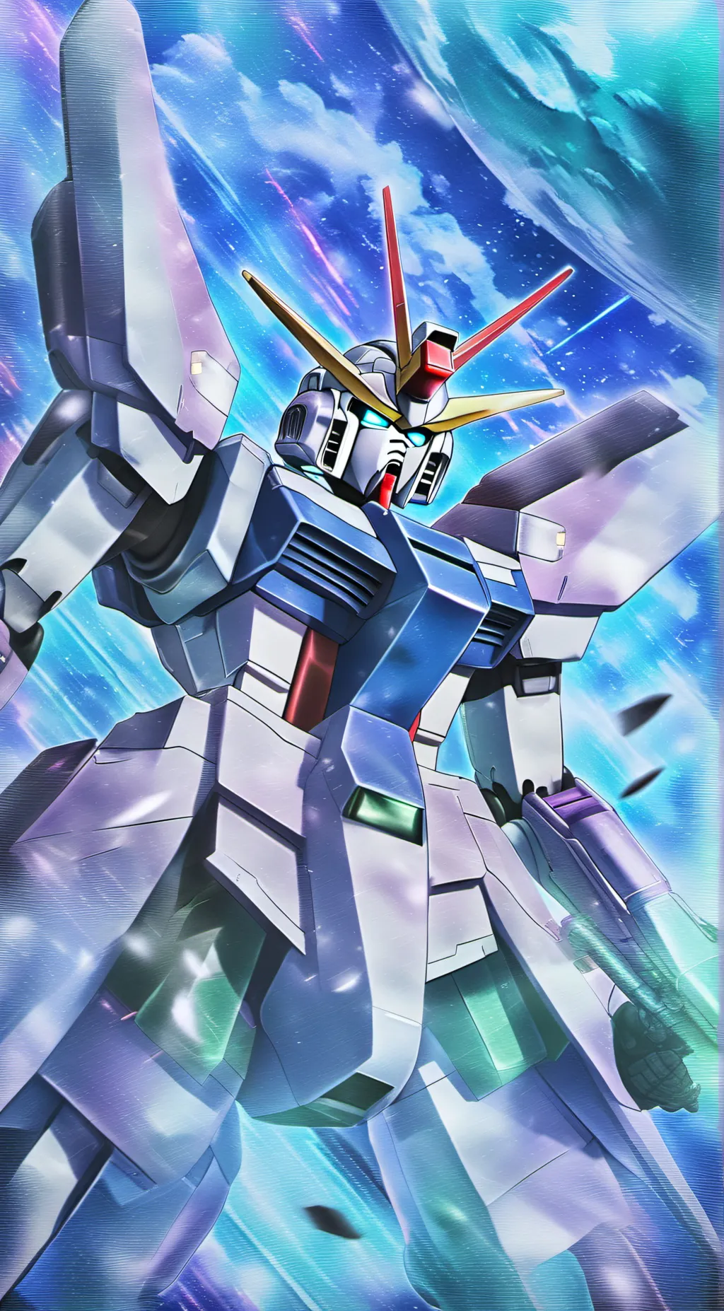 Talkie AI - Chat with Sky Blue gundam