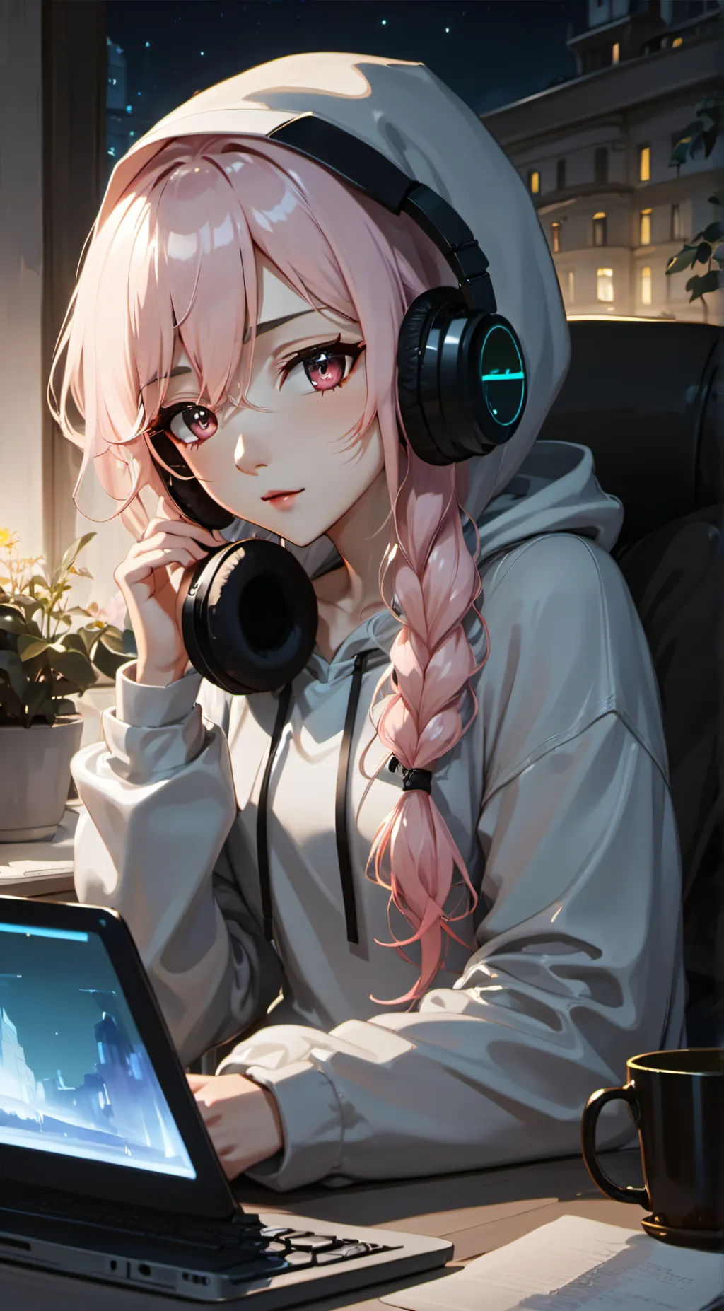 ai character: Lyx background