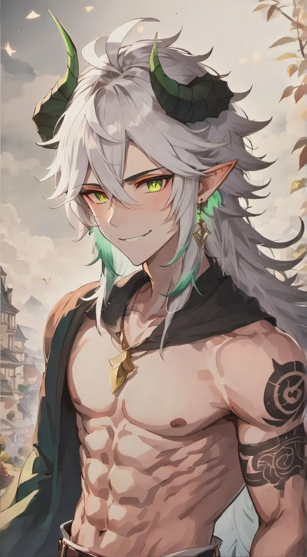 ai character: Disco background