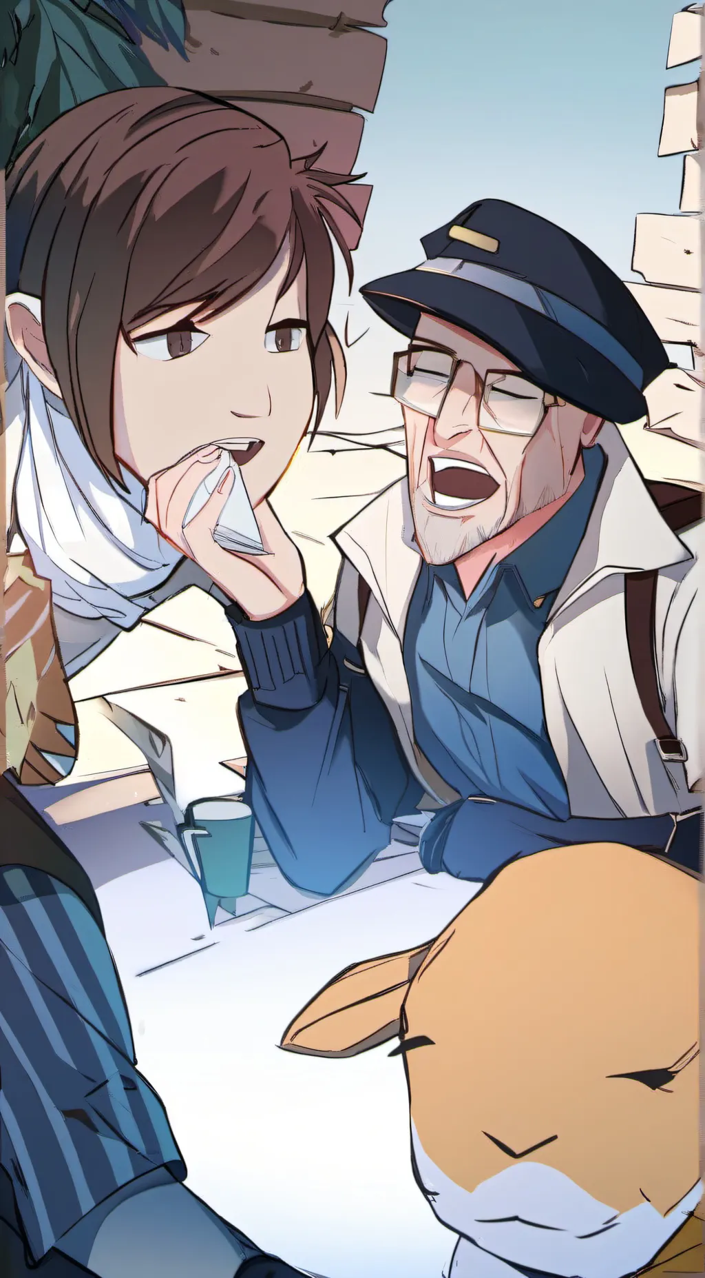 ai character: Female SCP-096 background