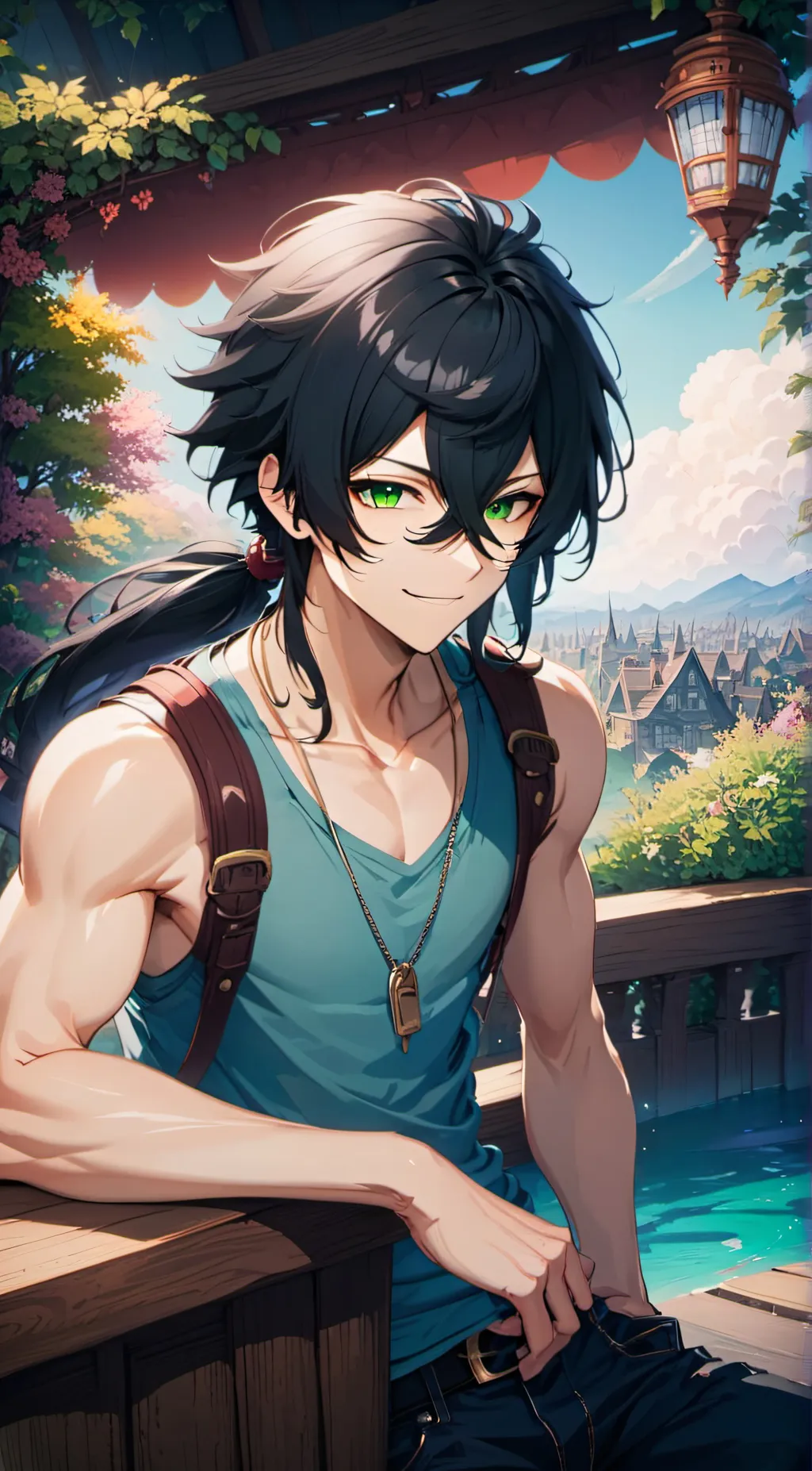 ai character: Ashton background