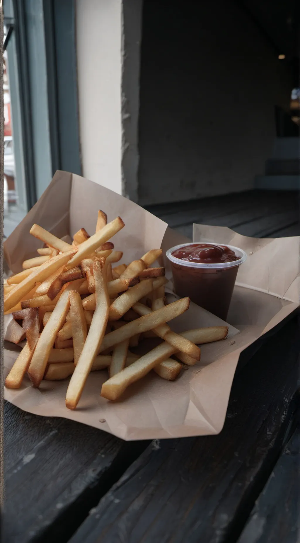 ai character: Fries background