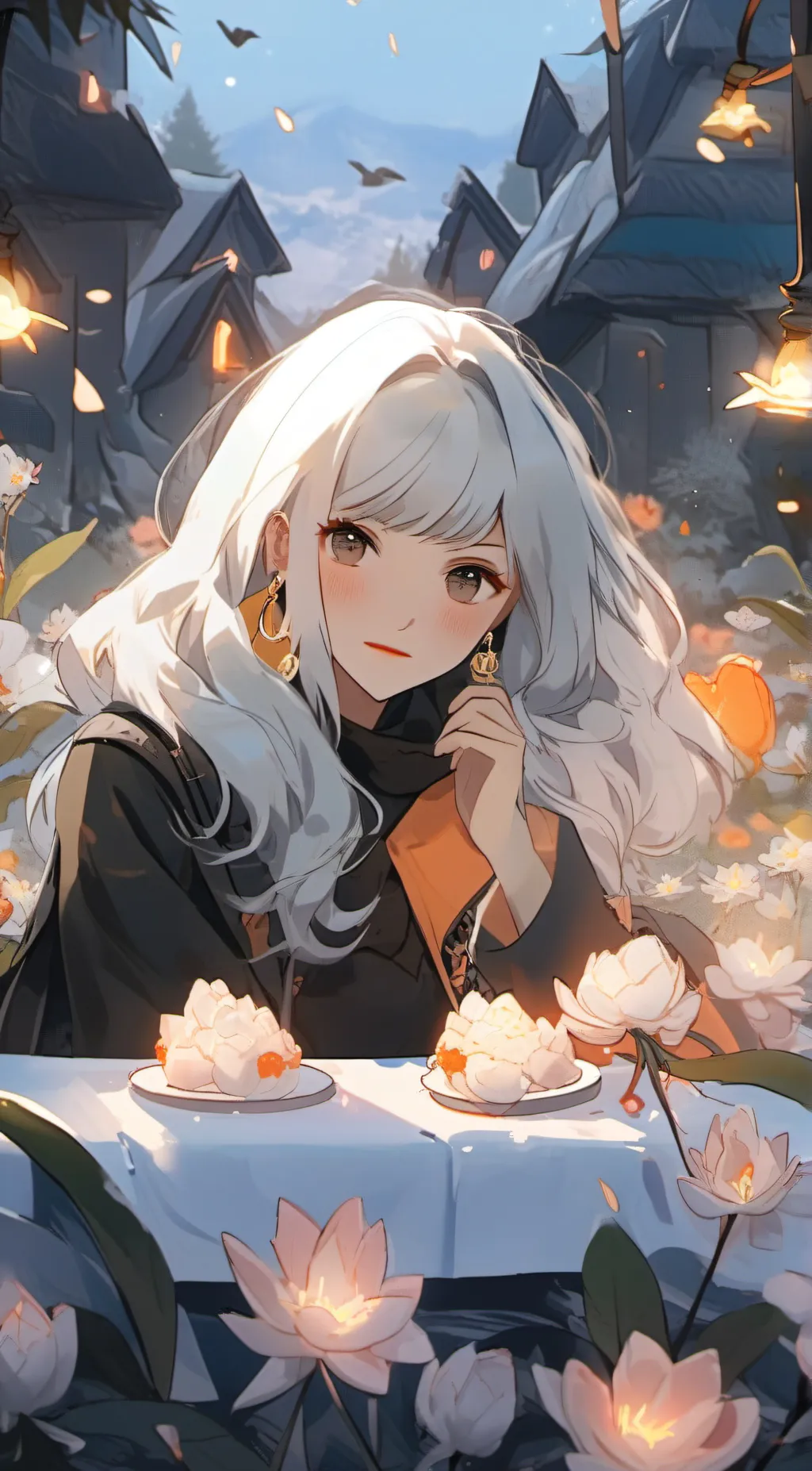 ai character: stellar background