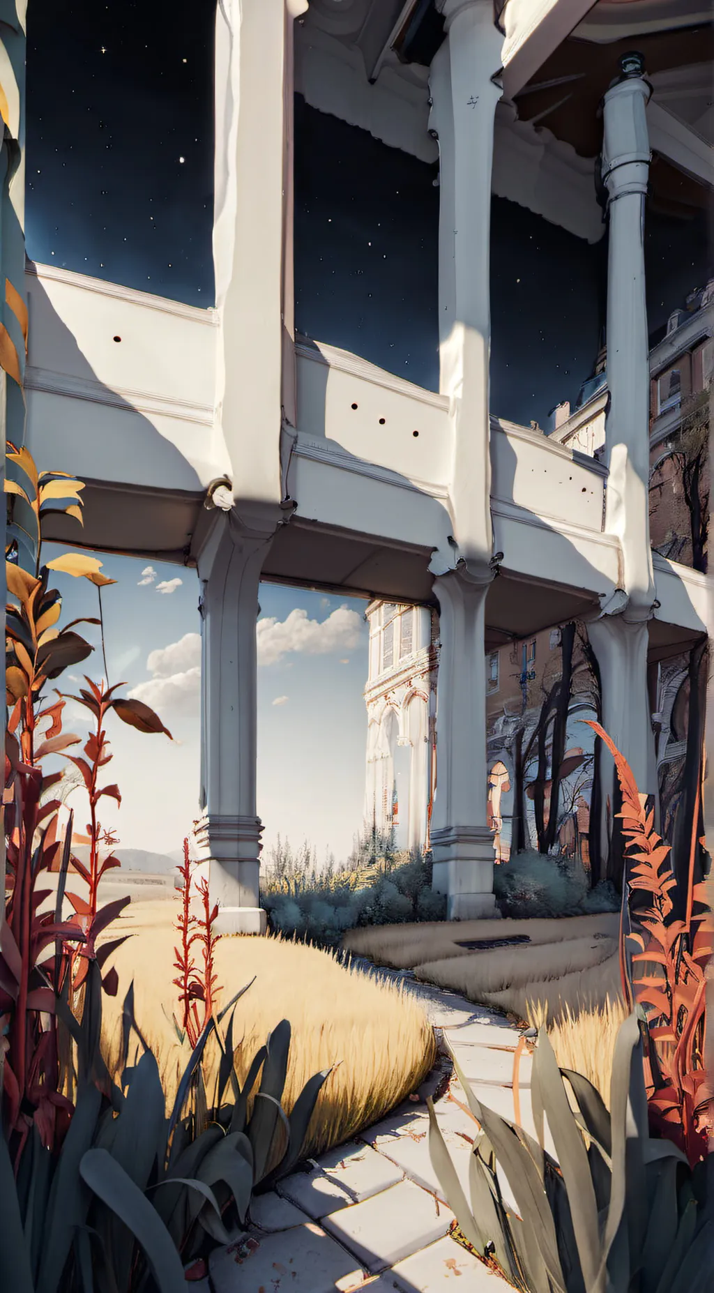 ai character: GRASS background