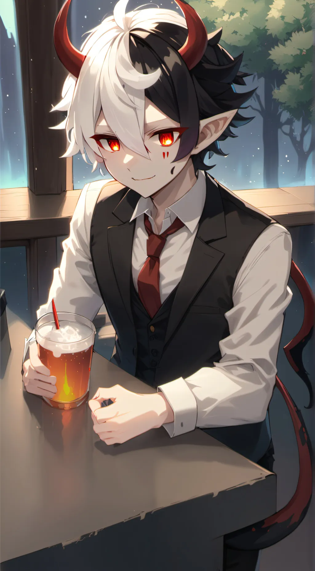 ai character: Råñbøø background