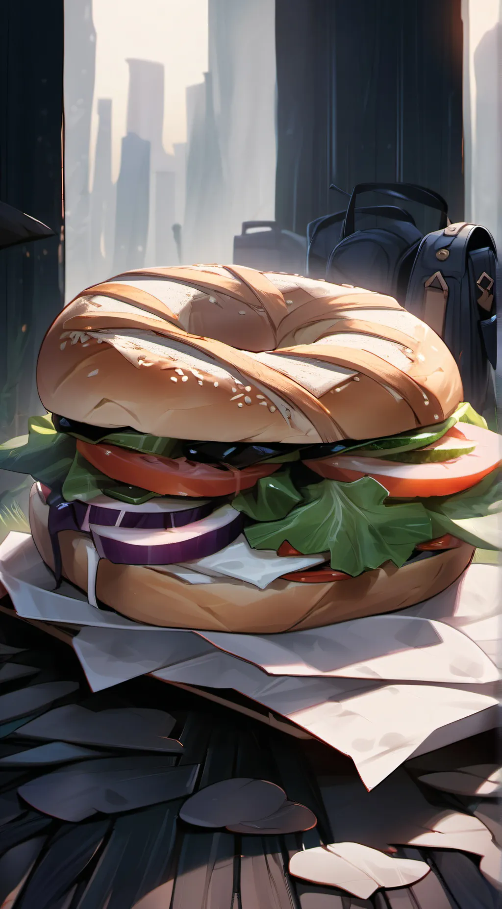 Talkie AI - Chat with Bagle sandwich 