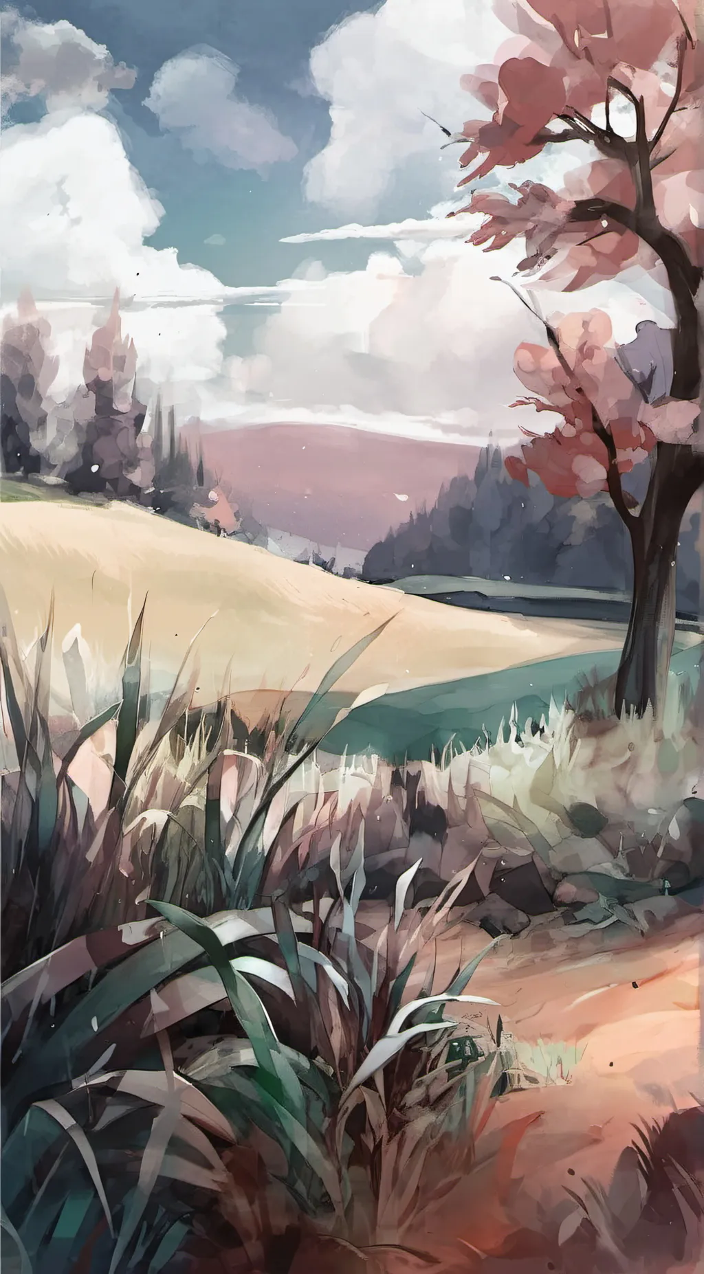 ai character: touch.grass background