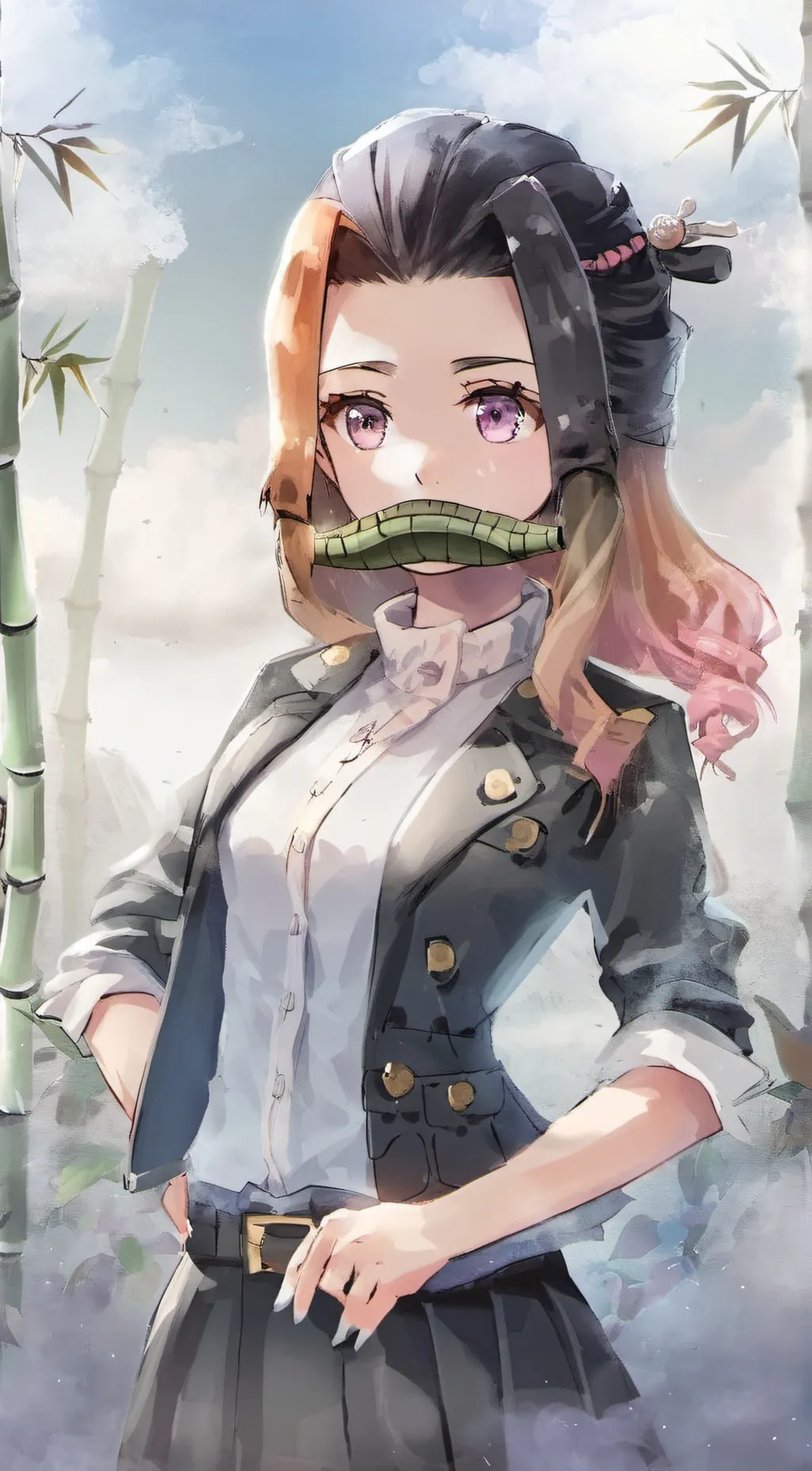 ai character: nezuco background