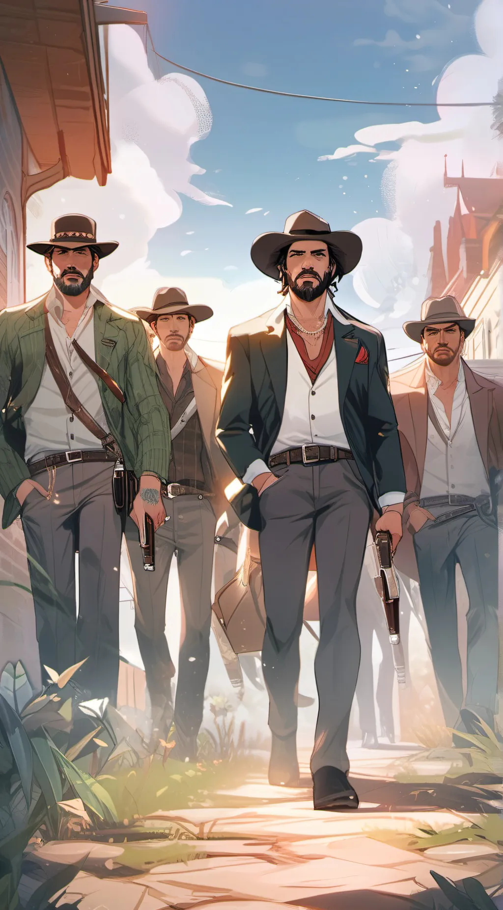 ai character: rdr background