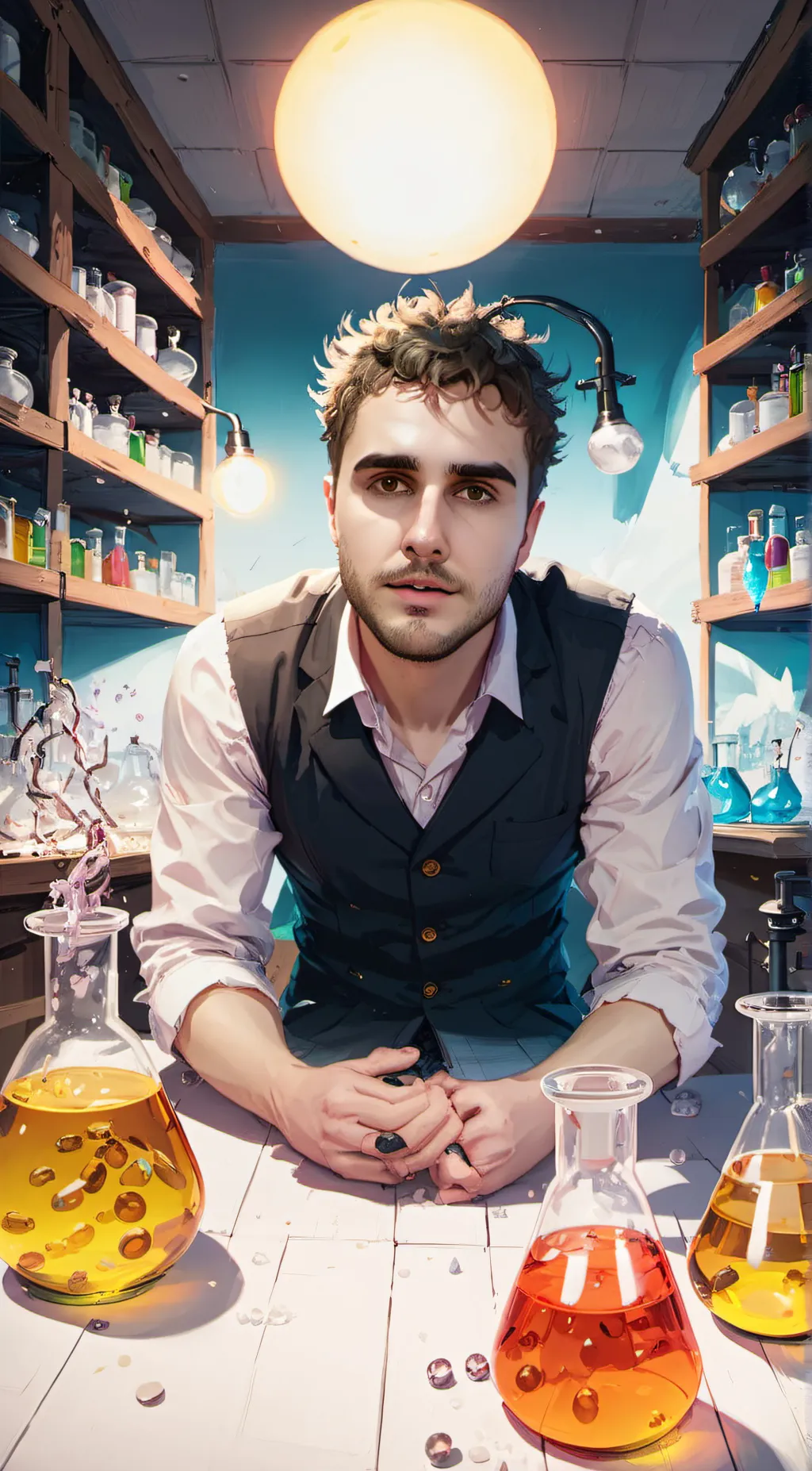 ai character: Biohazard  background