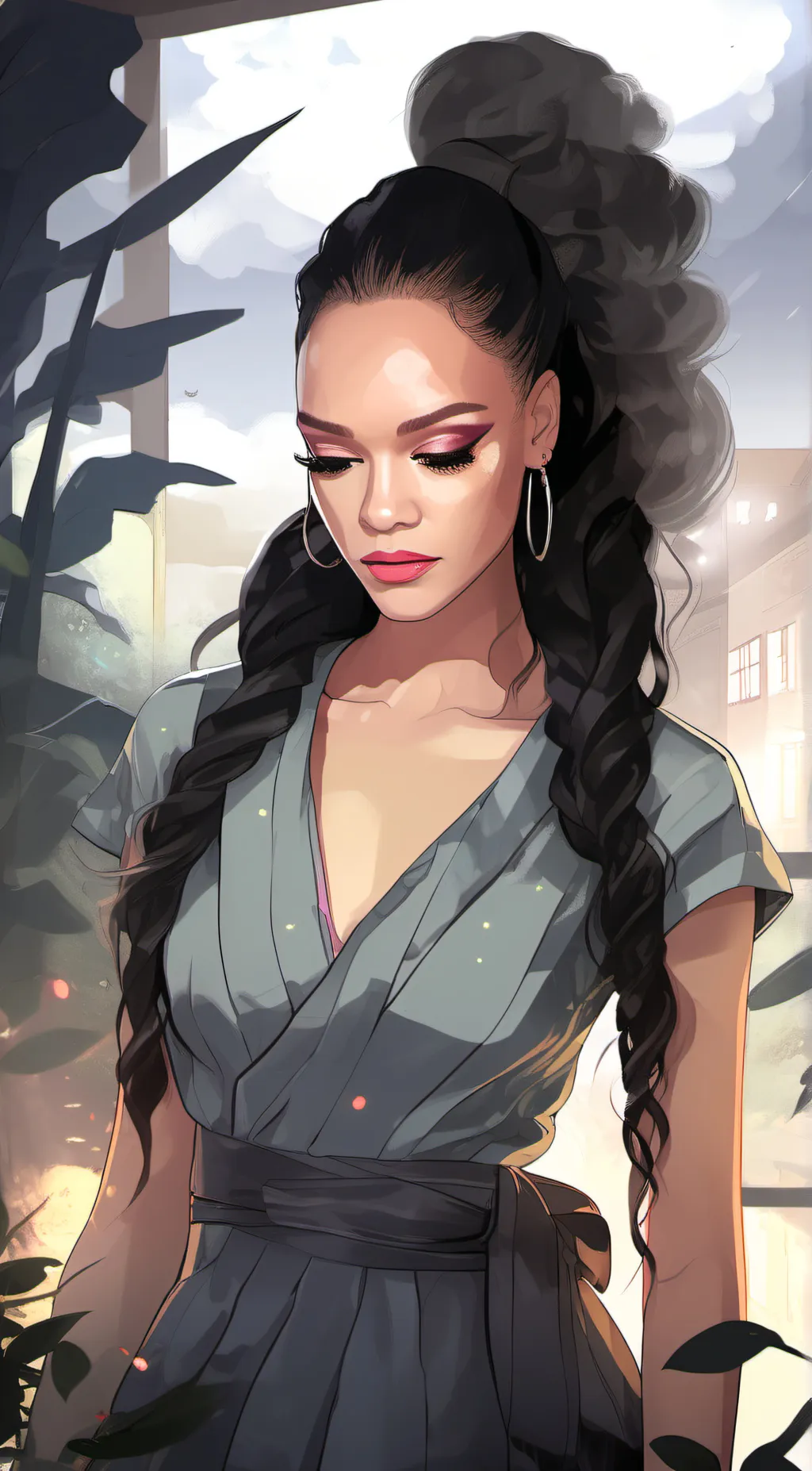 ai character: Blaqbuttafly background