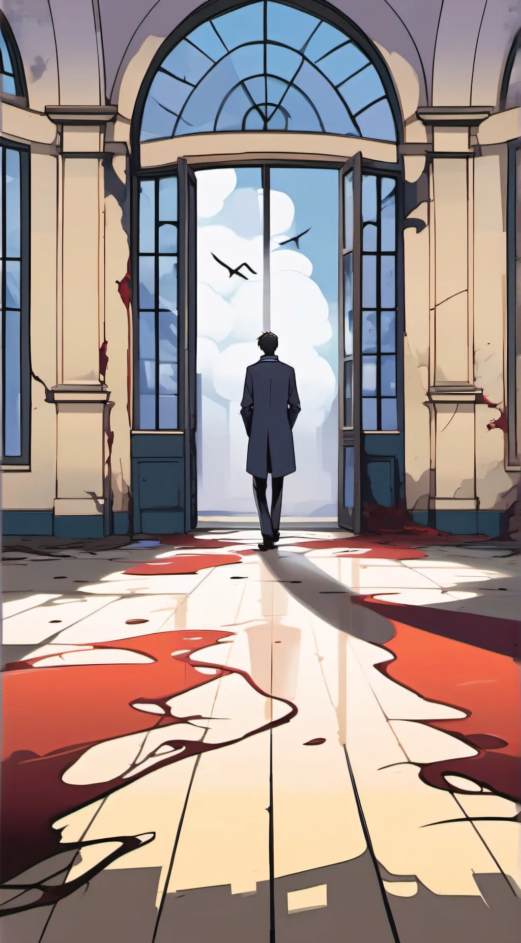 ai character: Callam  background