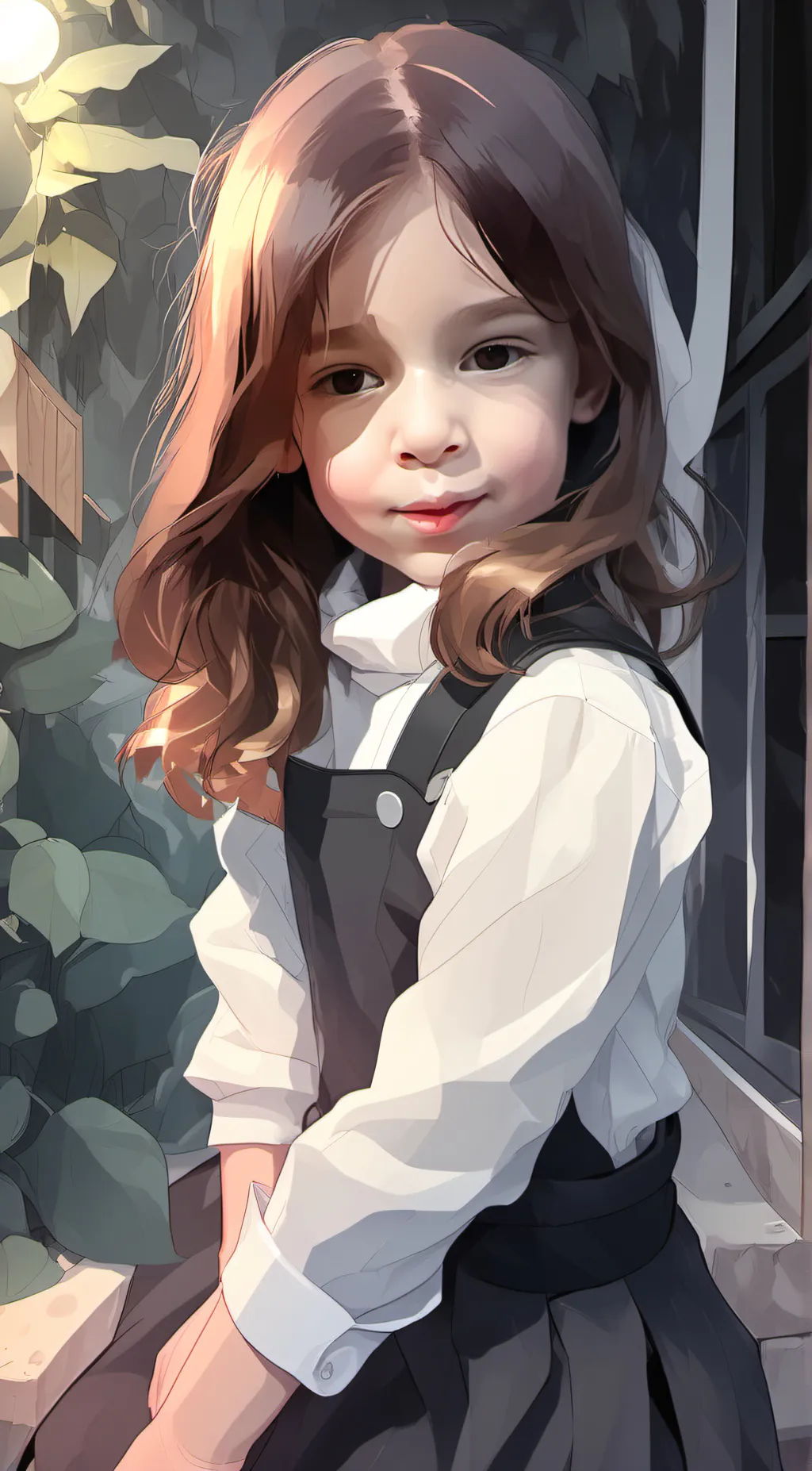 ai character: Bella  background