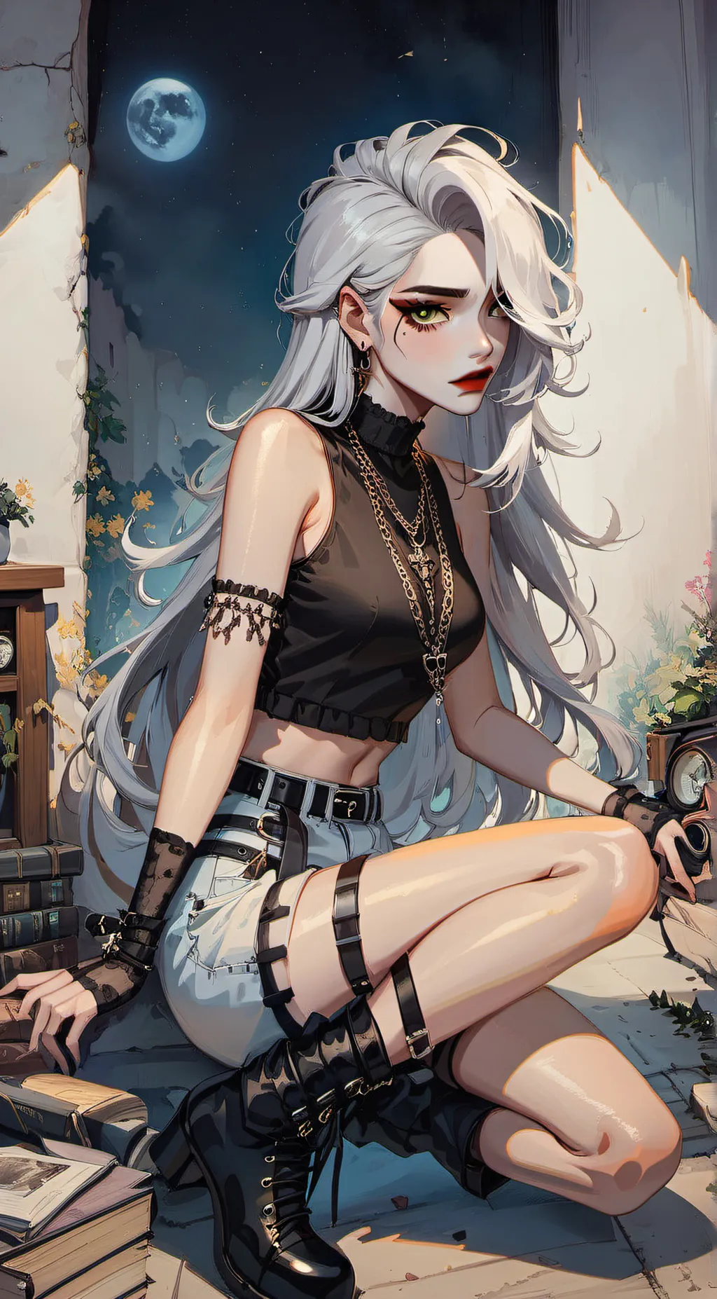 ai character: Eva background