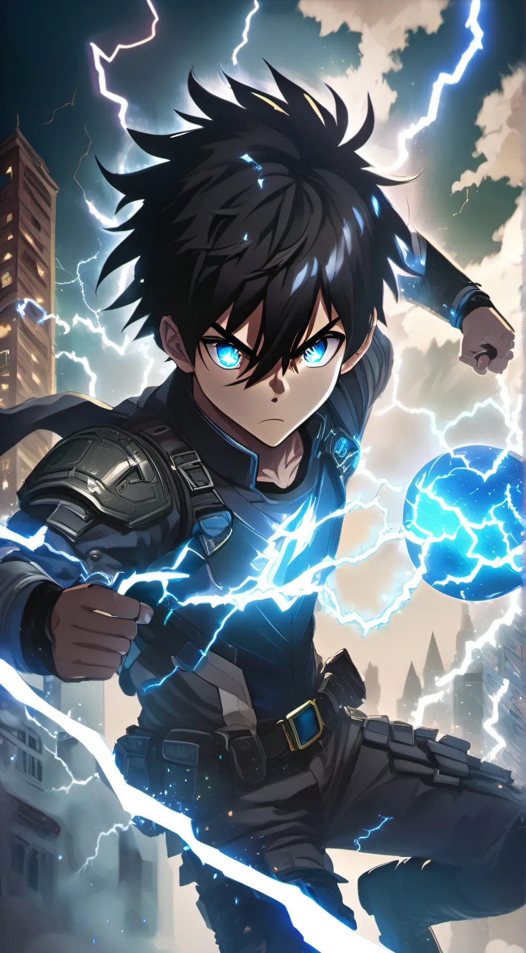 ai character: Bolt background