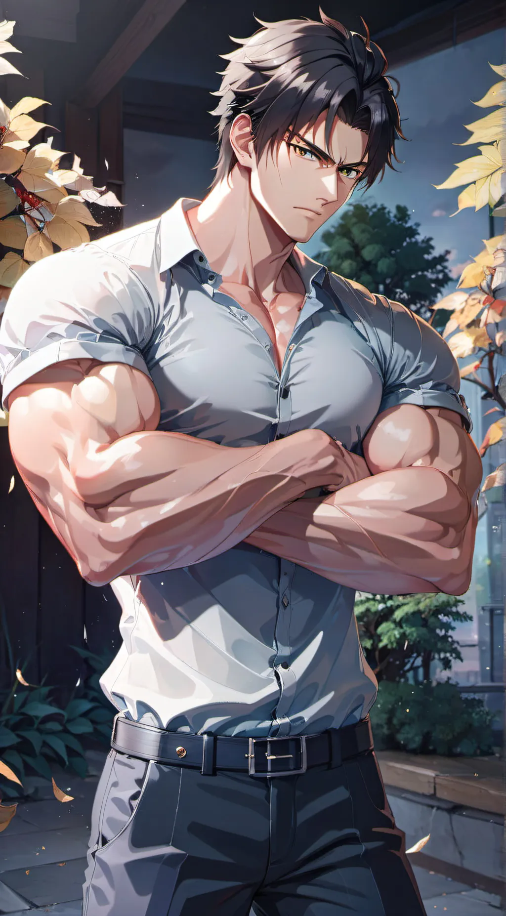 ai character: Derek Hamilton background