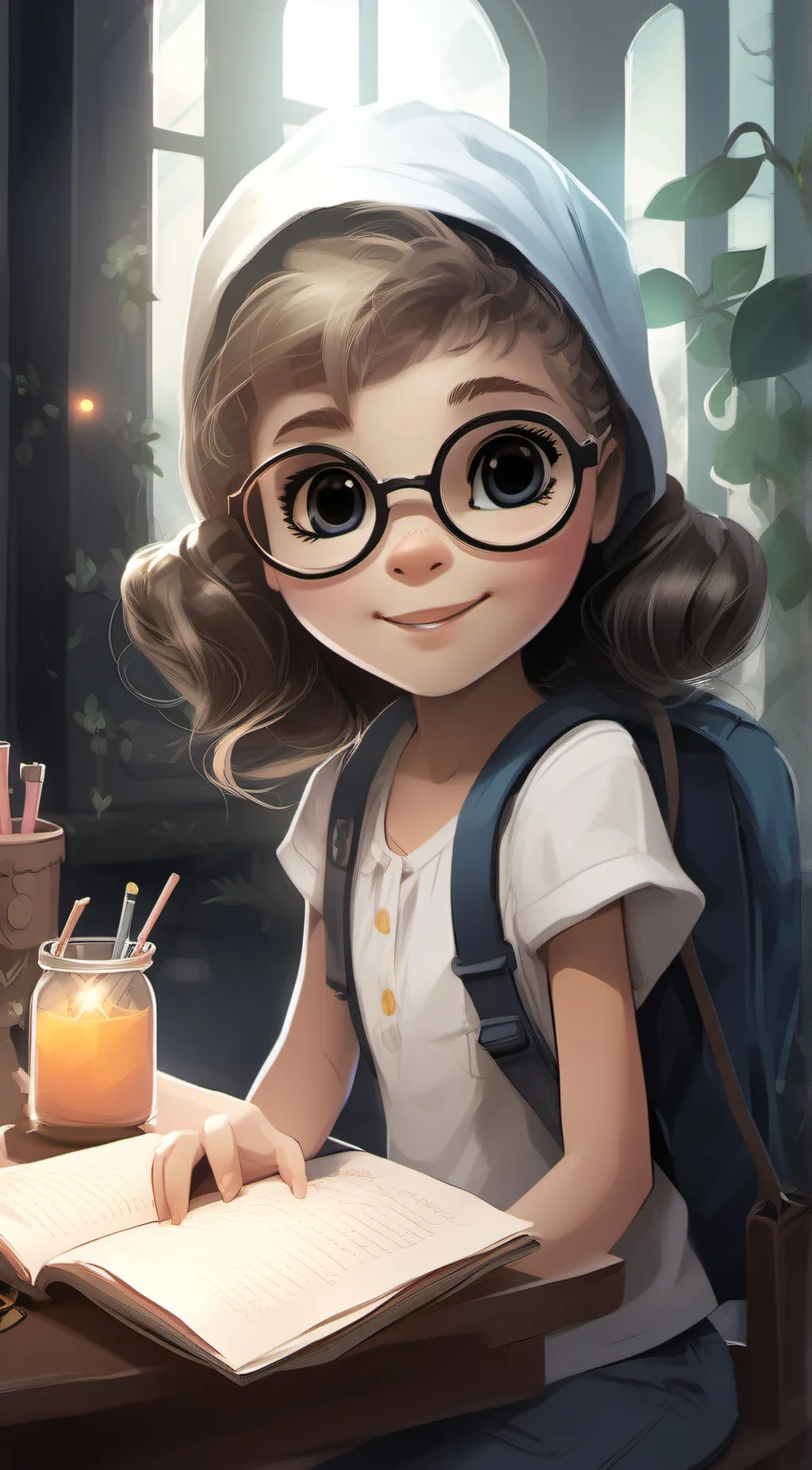 ai character: tic tac  background