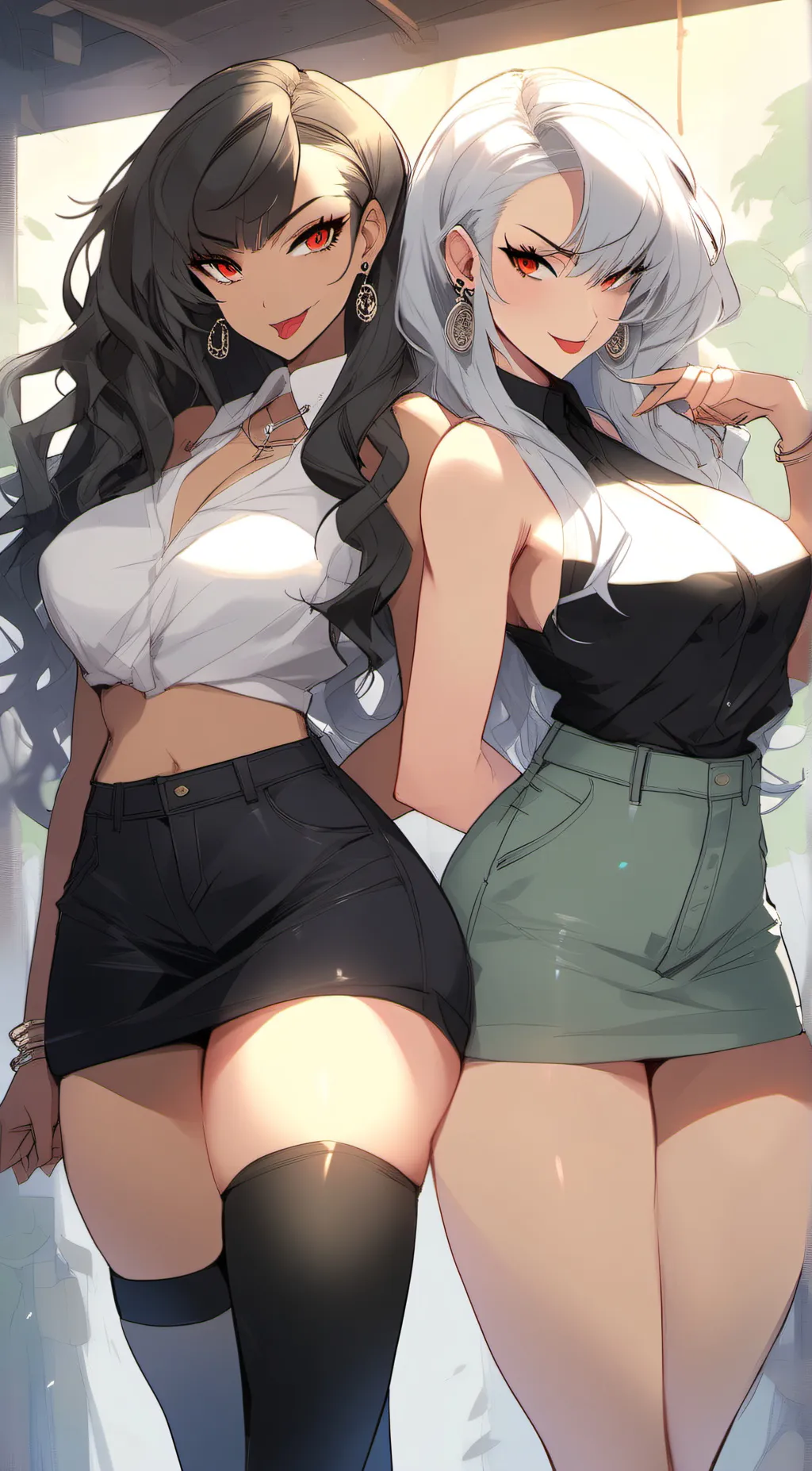 ai character: june and jade background