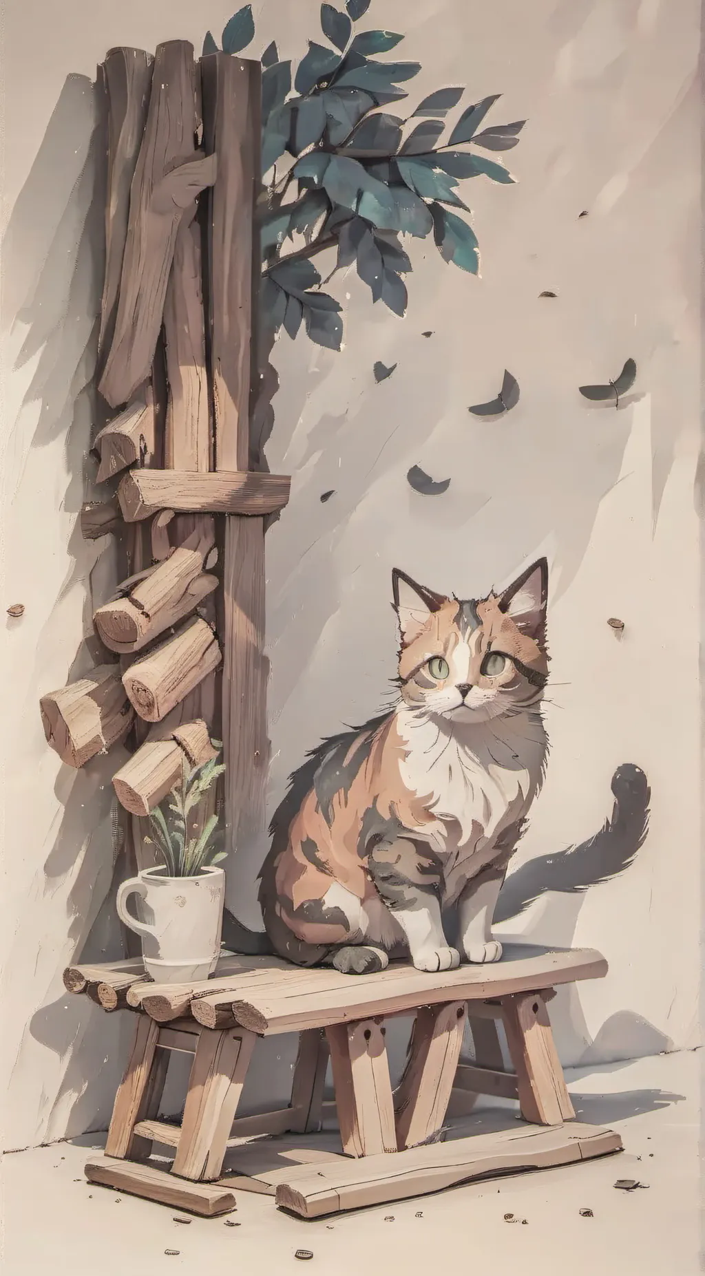 Talkie AI - Chat with Wood (cat)