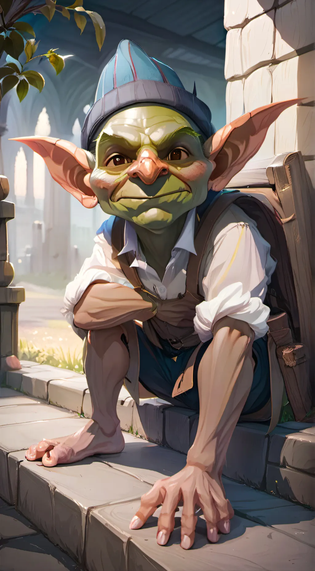 ai character: protecter goblin background