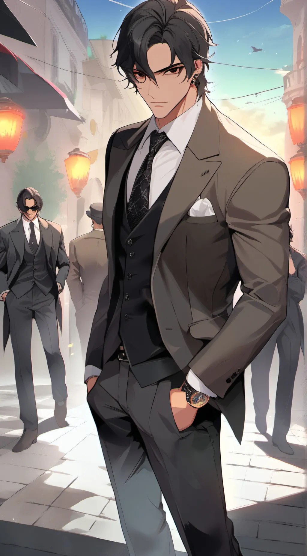 ai character: Dante  background