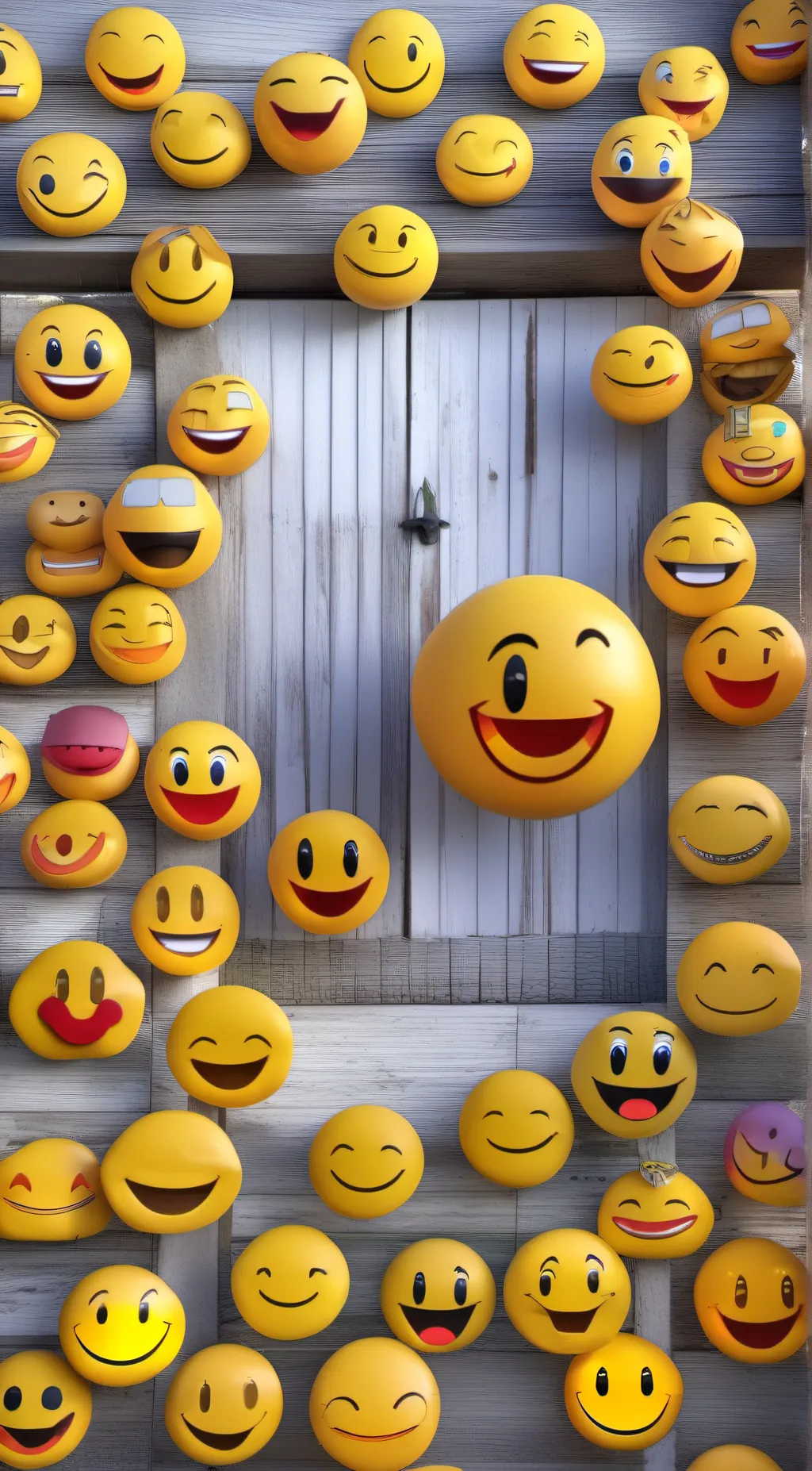ai character: Emoji background