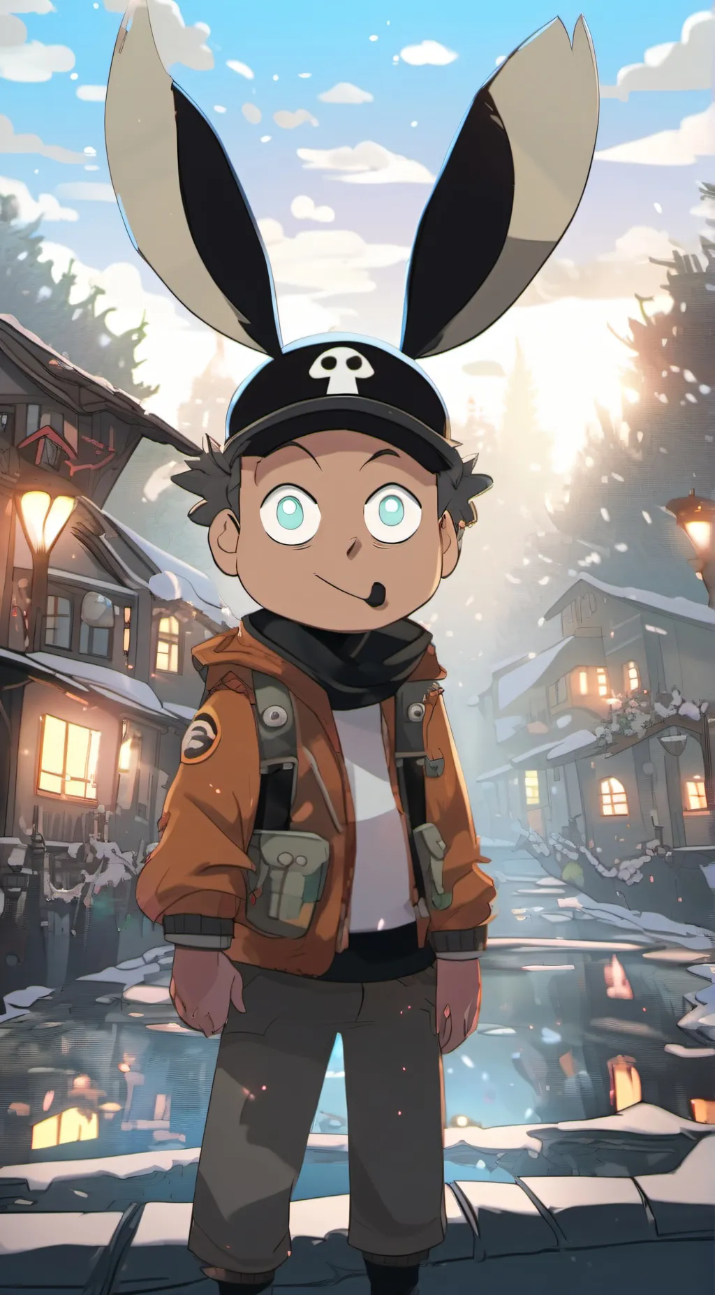 ai character: mokey background