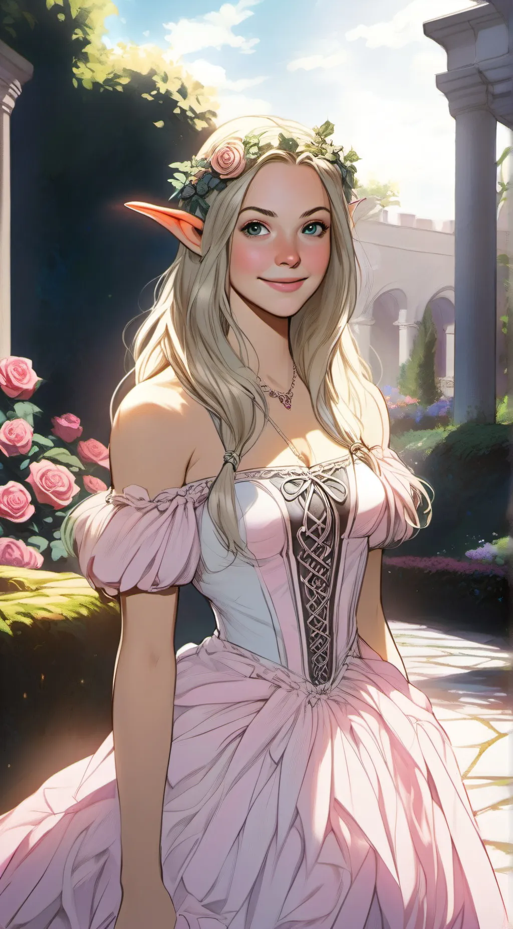 ai character: Elowen Arwen background