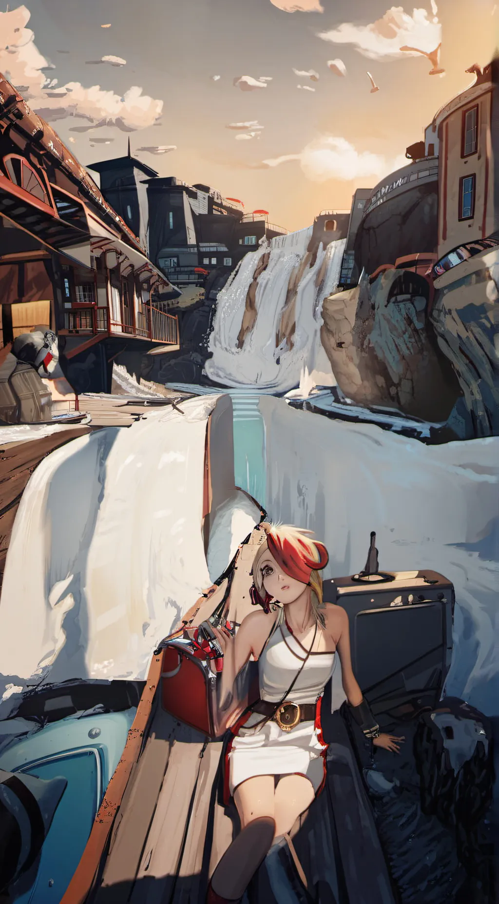 ai character: Rose background