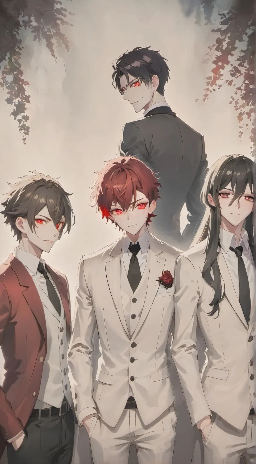 ai character: ENHYPEN(Dark Moon) background