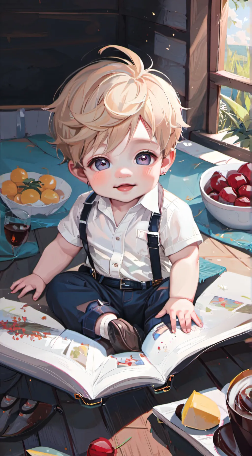 ai character: Leo background