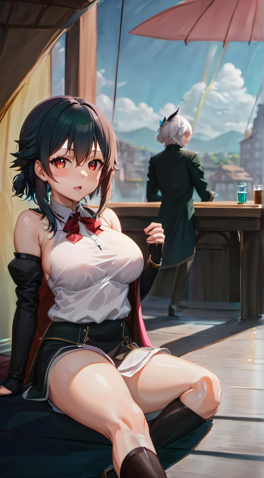 ai character: Jade background