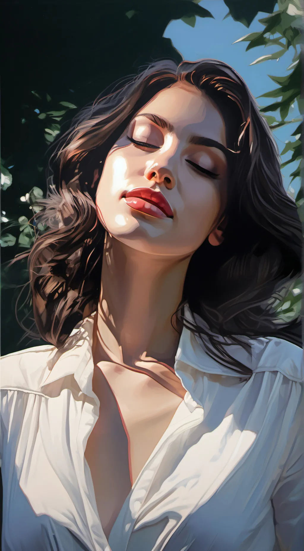 ai character: Vicky  background