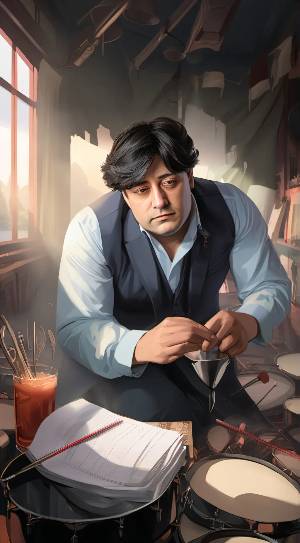 ai character: Evil scientist background