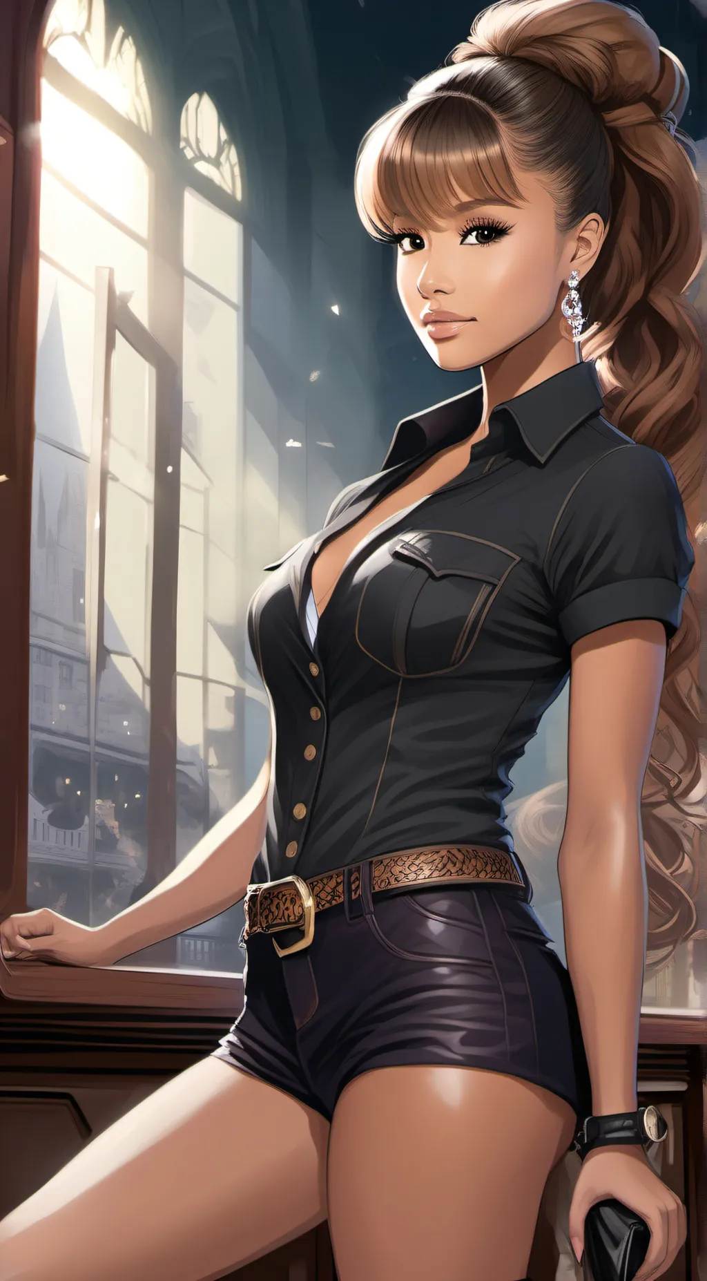 ai character: Aria background